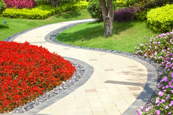 Garden Walkway Installation in Greenville