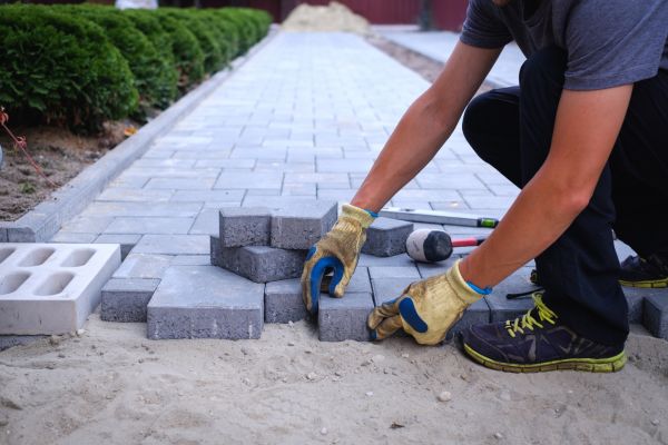 Hardscape Patio Installation in Greenville