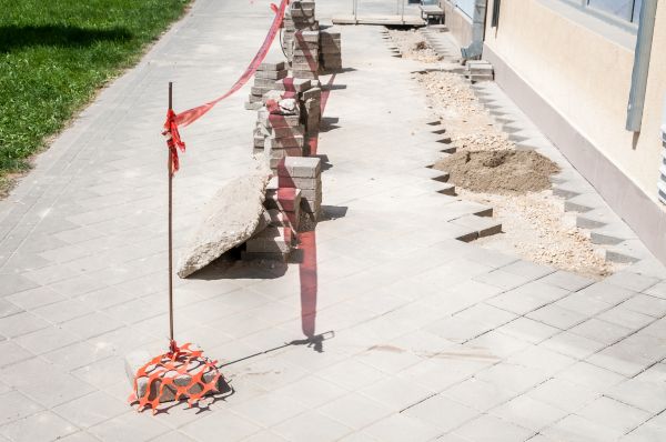 Stone Patio Replacement in Greenville